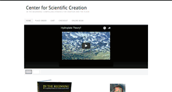 Desktop Screenshot of creationscience.com